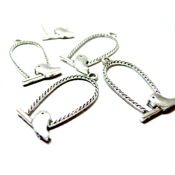 10 pieces PP l'oiseau et le perchoir simple ref 2879