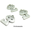 Apprêt bijoux 30 pendentifs chat siamois 2B3242 Vieil argent