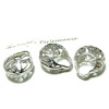 Pendentifs Panier Ajouré Métal 22x18mm Argent Platine