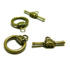 10 sets PA2000 fermoirs T Toggle papillons métal couleur Bronze