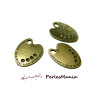 Fournitures loisirs créatifs: 2 pendentifs palette de peinture OB14722  Bronze 