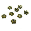 Calottes Coupelles Fleurs 6.5mm – Couleur Bronze
