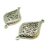 2 pendentifs breloque VA ref P10506Y connecteur goutte