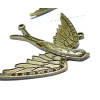 grands connecteur oiseau bronze