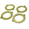 Lot de 20 connecteurs engrennage bronze métal couleur  bronze 2B9520