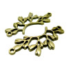 Lot de 20 pendentifs branche connecteur métal couleur Bronze ref 2B8831 