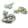 Pendentifs / Breloques Ancre Marine 24,5mm – Métal Couleur Argent Antique