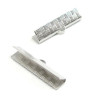Griffes Serre Fils Embouts Attache Ruban 25mm – Acier Inoxydable 304 Argent