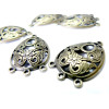 Breloques multi connecteurs arabesque métal couleur Bronze