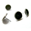 10 Supports de Boucle d'oreille 10mm puce bronze