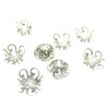 PS1146970 PAX 200 coupelles calottes caps filigrane Argent Vif 10mm