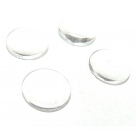 50 200 Glascabochons Cabochons 12mm Glas klar rund transparent 10 100 