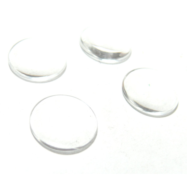 Cabochons en verre transparents 8mm
