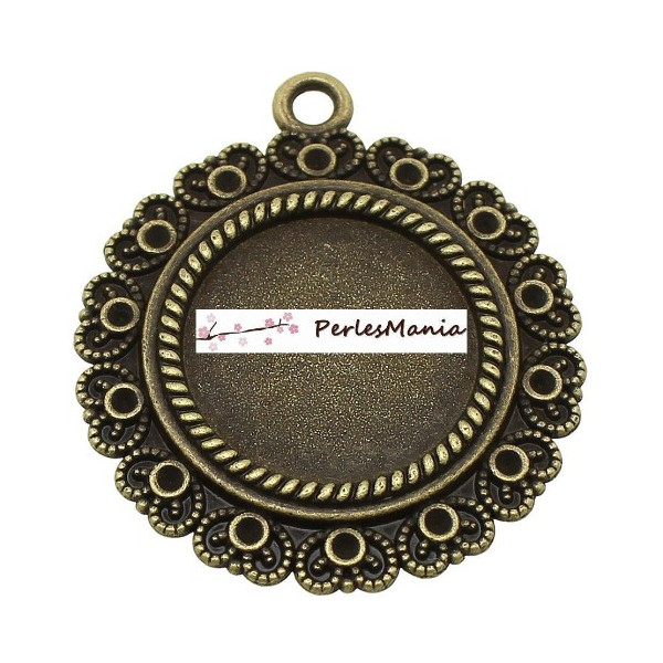 Pendentifs ARTY  OMAN  20mm  ref141 métal couleur BRONZE