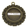 Pendentifs ARTY  OMAN  20mm  ref141 métal couleur BRONZE