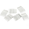 S1115509 PAX: 30 Peignes a Cheveux Argent Platine, Accessoire Cheveux 39 par 26mm