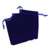 Pochettes cadeaux velours bleu nuit 9 par 7cm