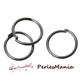 200 Anelli Doppi Rotondi Da 10 Mm – Argento – Per Creazione Gioielli, Portachiavi E Artigianato Fai Da Te
