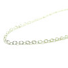 5 mètres Chaine Laiton ARGENT VIF 2.4par 3.1mm ref 293870-36