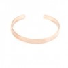 S11126108 PAX 1 Support bracelet, Jonc Manchette pour cordon plat 6mm cuivre couleur Or Rose
