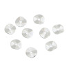 perles intercalaire RONDELLES 6mm metal couleur ARGENT VIF