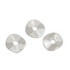 PS1183746 PAX 25 perles intercalaire RONDELLES 6mm metal couleur ARGENT VIF