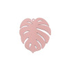 Estampes Feuille Montserrat 30mm métal couleur Rose