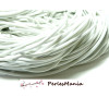 5 mètres élastique 2.5mm BLANC pour  création collier, headband... 