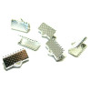 Griffes, Serres Fils Embouts Attache Ruban 20mm métal couleur Argent Platine