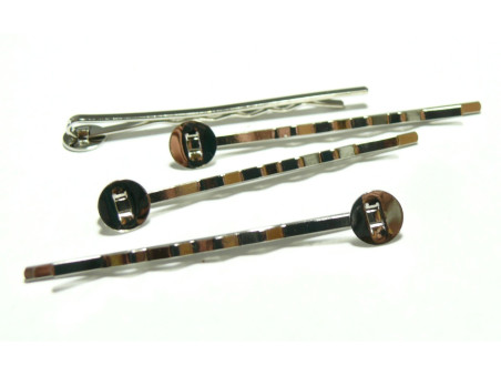 Apprêt bijoux 10 Supports de barrette PP 15319