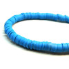 H0674 Lot 1 fil d'environ 380 Perles rondelles Heishi en pâte polymère 4 par 1mm couleur M1
