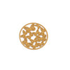 Estampes pendentif connecteur filigrane Multi papillons 20mm cuivre couleur Moutarde