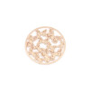 Estampes pendentif connecteur filigrane Multi papillons 20mm cuivre couleur Doré