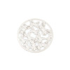 Estampes pendentif connecteur filigrane Multi papillons 20mm cuivre couleur Argent Platine