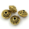 Perles Intercalaires Rondelles 6,5mm – Métal Or Antique
