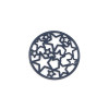 PS110239247 PAX de 10 Estampes pendentif connecteur filigrane Multi Etoile 18mm cuivre Bleu Nuit