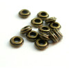 H11556Y PAX 50 perles intercalaires Rondelles 6mm metal couleur Bronze