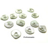 PAX 100 perles intercalaires Stries metal couleur Argent Antique 2Y4430