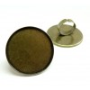 BN1122819 Lot 1 support de bague XXL 40mm qualité extra Laiton coloris Bronze