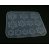 Moule en Silicone Flocons de Neige pour Creation Fimo Cernit Resine
