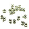 Pendentifs Boule forme style Grelots 6 mm en Acier Inoxydable