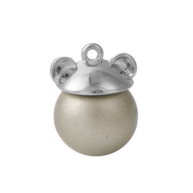 PS110103661 PAX 10 embouts, calottes, coupelles, caps Oreille d' Ourson pour Perles métal couleur Doré