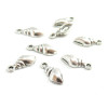 S1103217 PAX 50 pendentifs breloque Coquillage  15 mm métal couleur Argent Antique