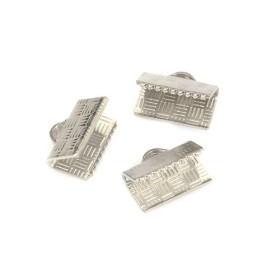 Serre-fils Griffes Attache Ruban 10x7mm – Acier Inoxydable Argenté