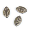 Perles intercalaires Feuille 4 par 3mm metal couleur BRONZE