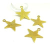 Pendentifs Breloques Étoiles Métal Or Antique