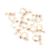 supports de Boucles d'oreille à Vis couleur Doré avec attache qualité Cuivre