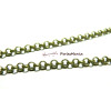 10 mètre chaine maille rollo 2mm metal couleur BRONZE PCHS066