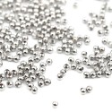 PS110257079 PAX 1000 perles intercalaires billes 2mm métal couleur Argent Platine