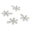 Pendentifs breloques Flocons de Neige 10 mm en Acier Inoxydable 304 pour bijoux raffinés